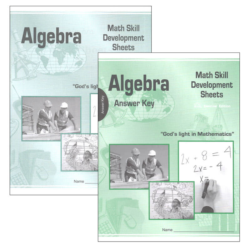 Christian Light Algebra Math Skills Development Package