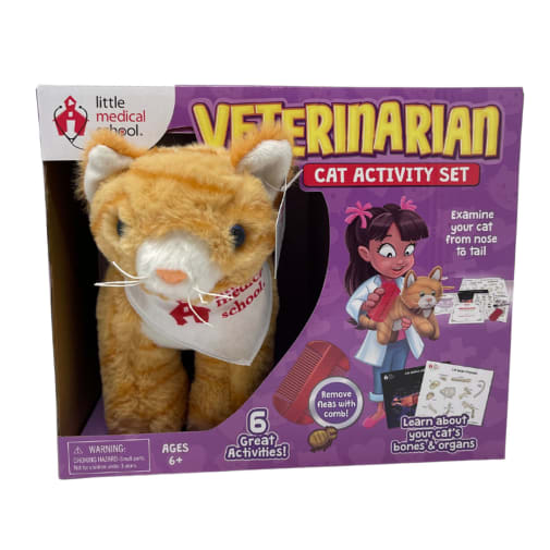 Little Medical School Veterinarian Cat Activity Set