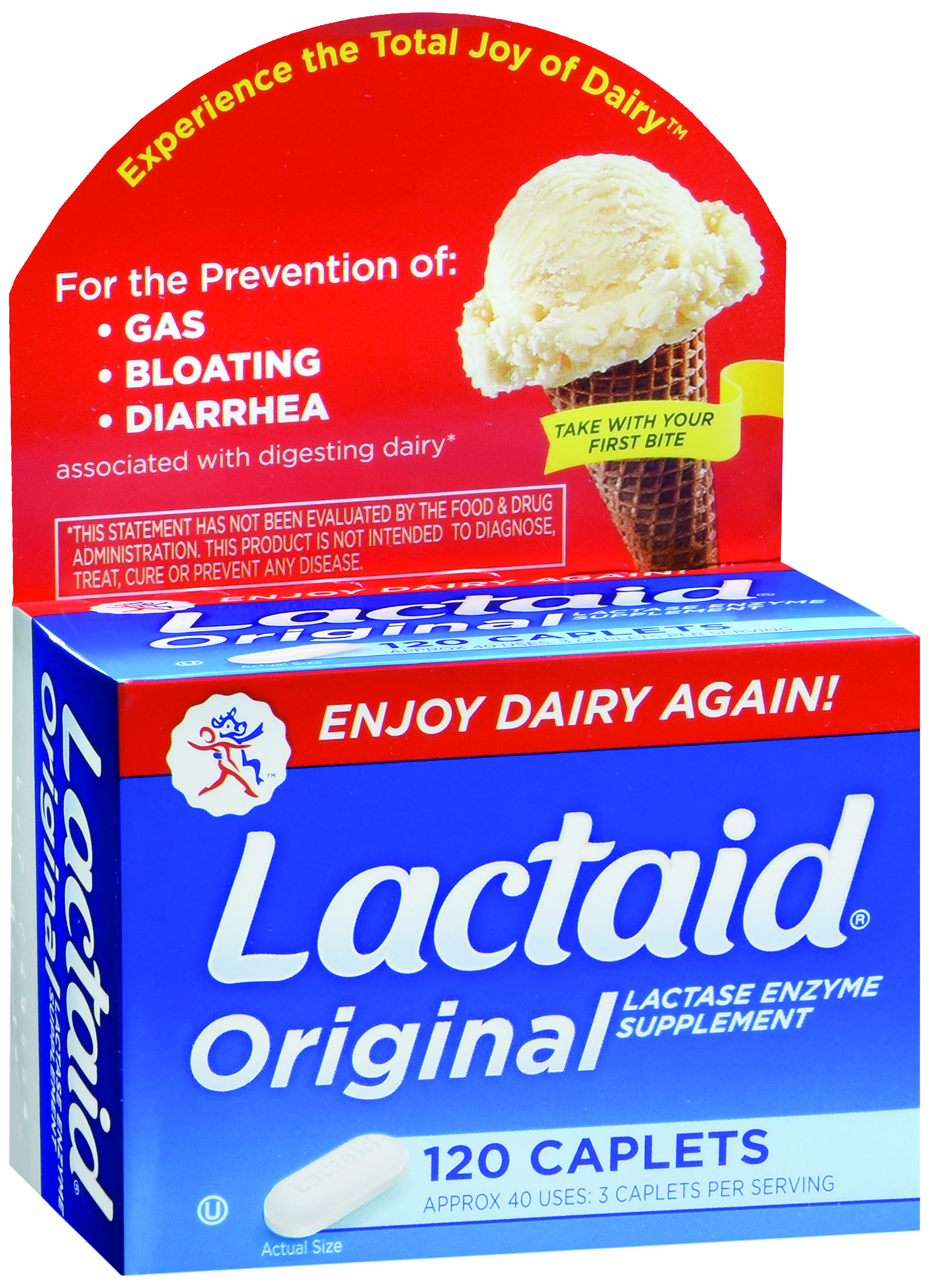 Lactaid Original Lactase Enzyme Dietary Supplement MK 696219
