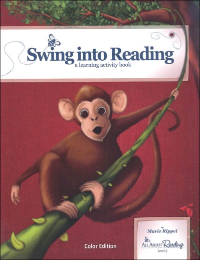 All About Reading Level 3 Swing Into Reading Activity Book Color Edition