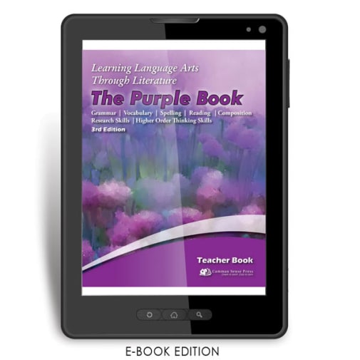 Learning Language Arts Through Literature Purple Teacher Book (3rd Edition) e-book