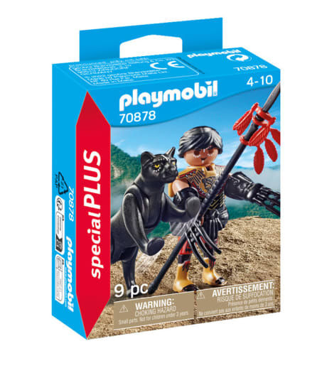 Playmobil Warrior with Panther (Special Plus)