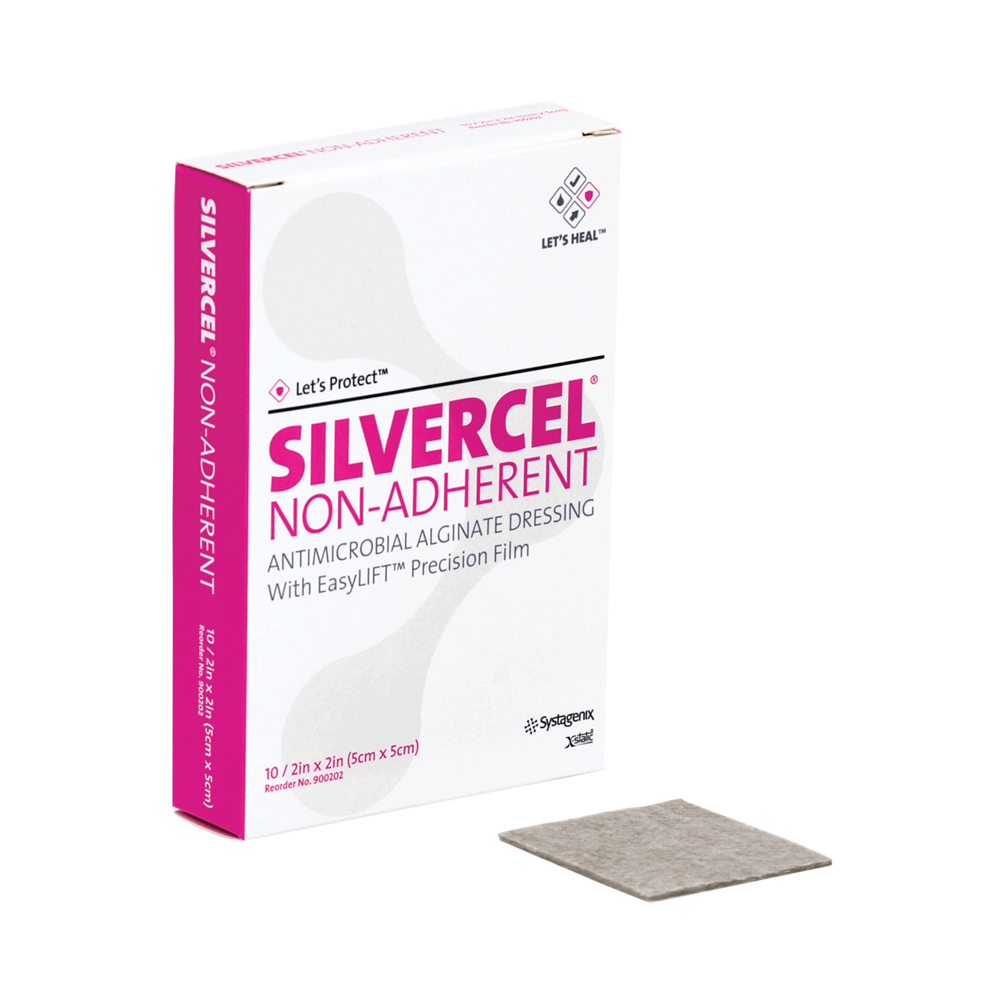 3M Silvercel Silver Alginate Dressing, 2 x 2 Inch MK 746628