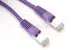 CAT5e Shielded Ethernet Patch Cable, Booted, 15ft, Purple