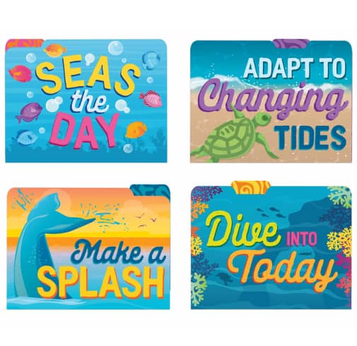 Seas the Day File Folders