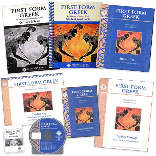Memoria Press First Form Greek Complete Set