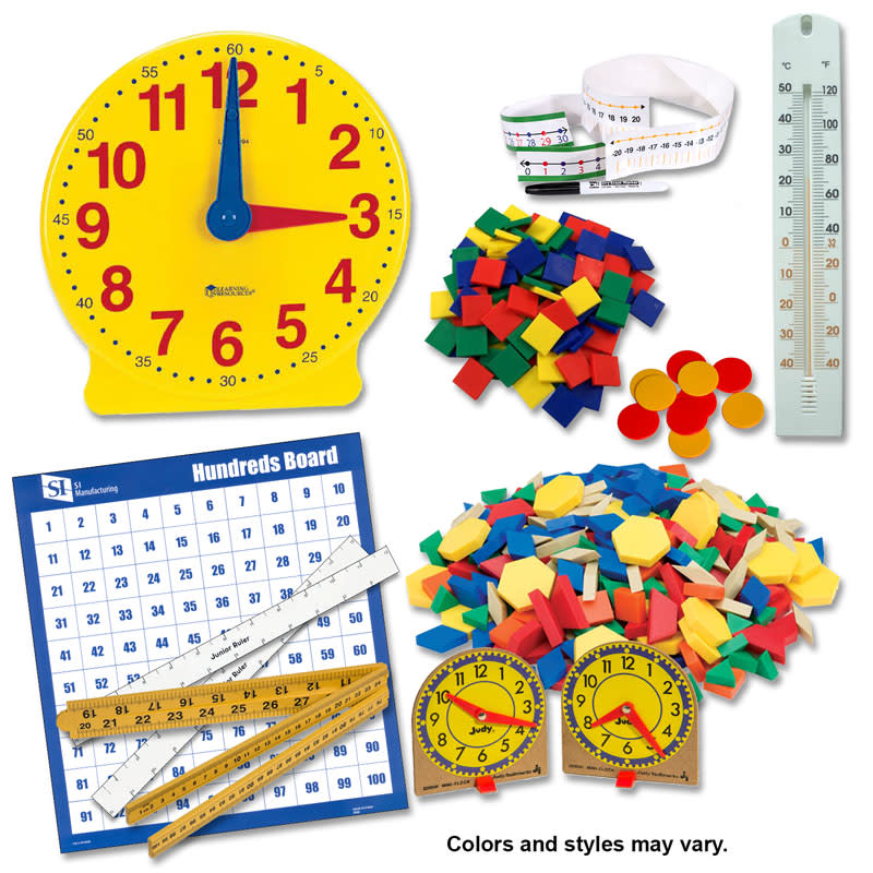 Manipulative Kit 3 (Plastic Pattern Block Upgrade, Optional Items)