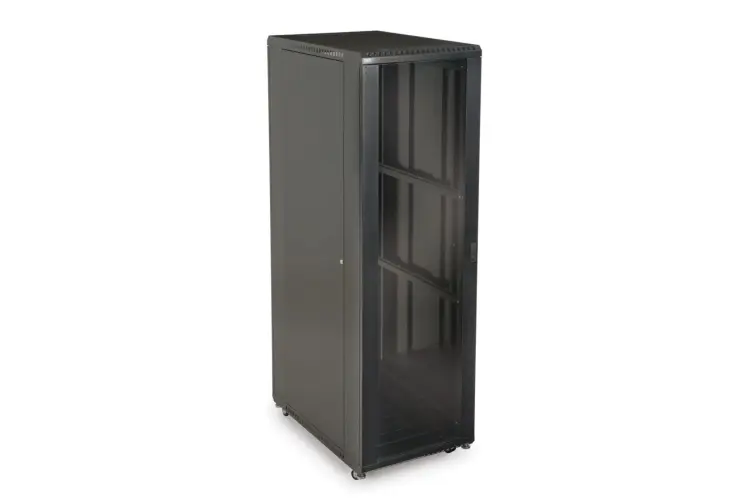 42U LINIER Server Cabinet - Glass/Solid Doors - 36in Depth