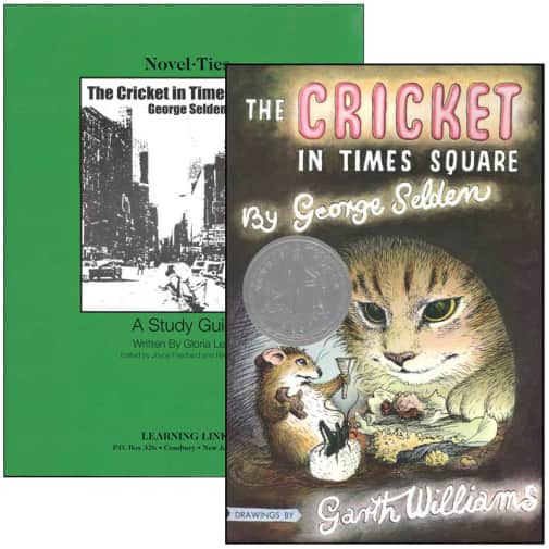 Cricket in Times Square Novel-Ties Study Guide & Book Set