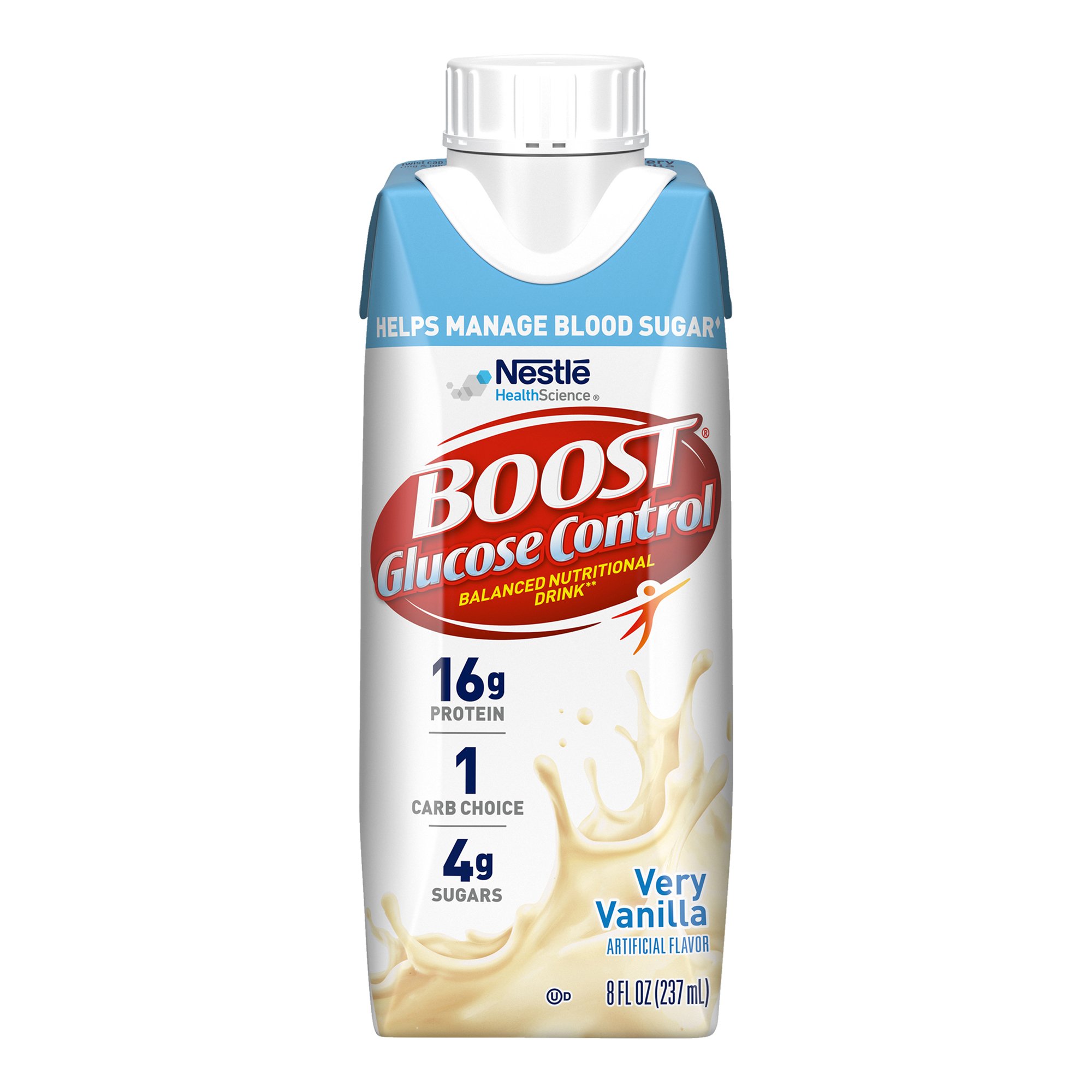 Boost Glucose Control Vanilla Balanced Nutritional Drink, 8-ounce carton MK 1178518