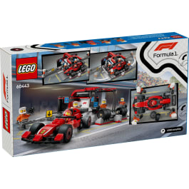 LEGO City Formula 1 Pit Stop & Pit Crew with Ferrari Car (60443)