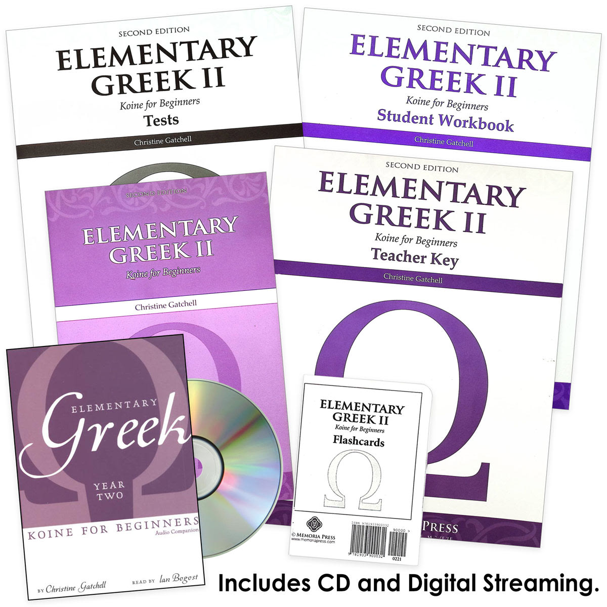 Memoria Press Elementary Greek Koine for Beginners - Year 2 Set
