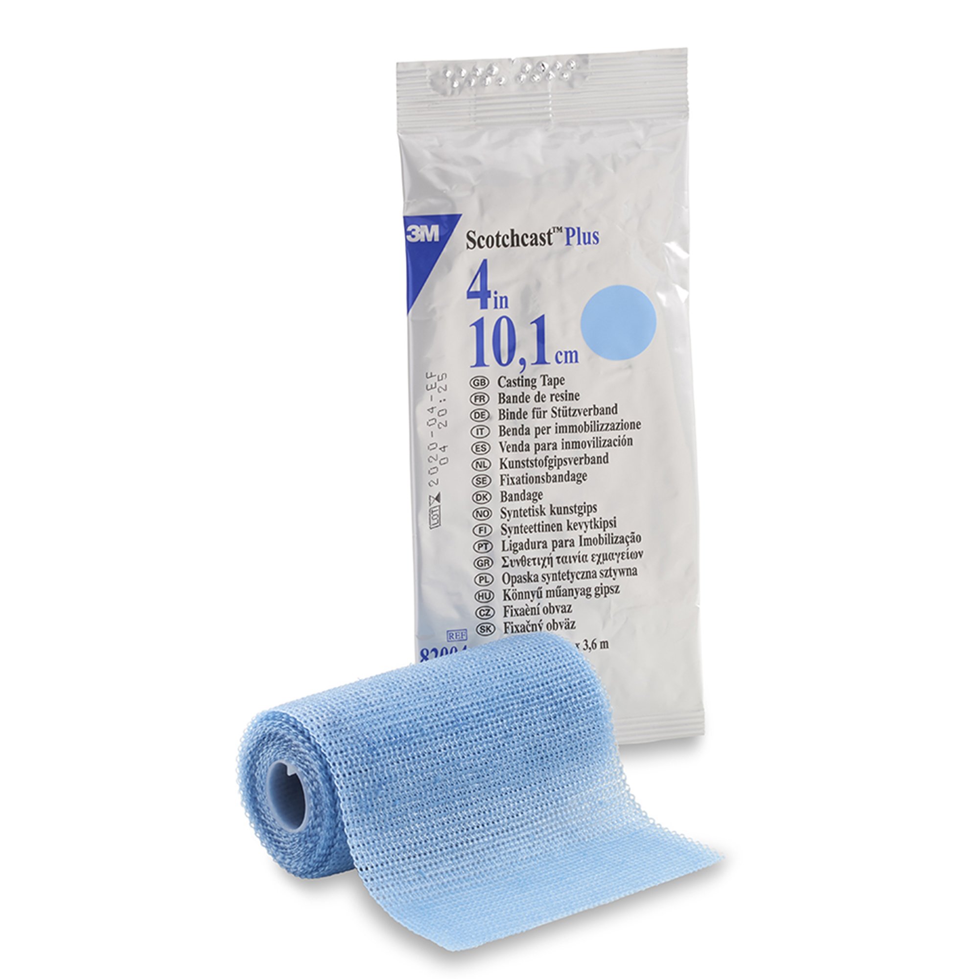 3M Scotchcast Plus Light Blue Cast Tape, 4 Inch x 4 Yard MK 199233