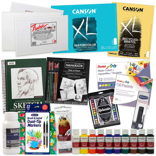 Visual Manna Online Art Intensive Supply Kit
