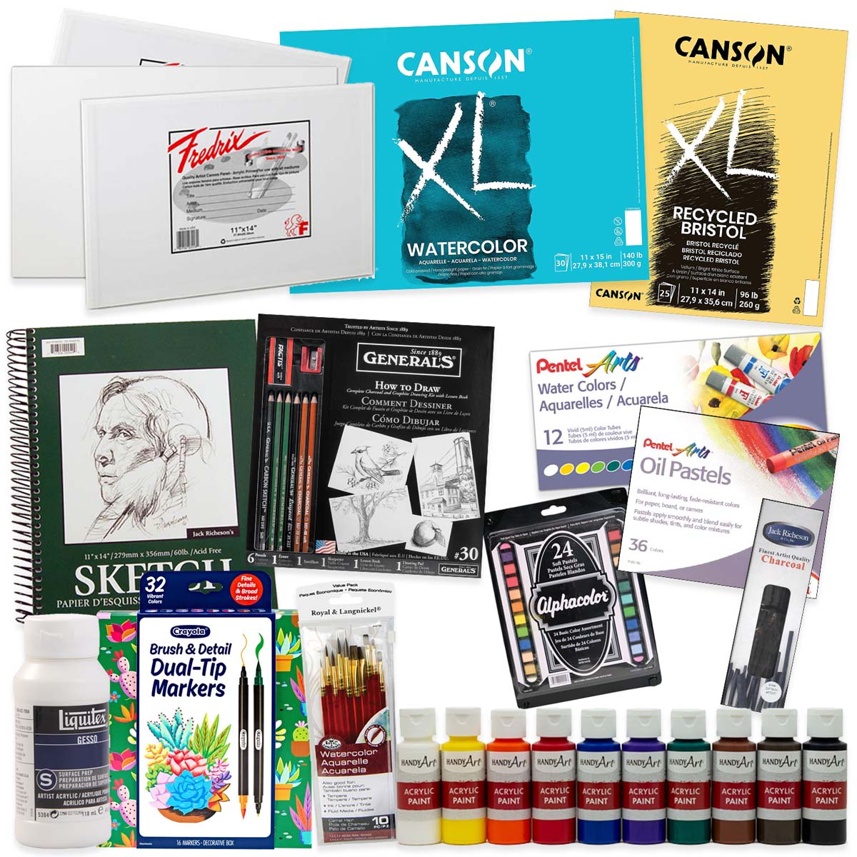 Visual Manna Online Art Intensive Supply Kit