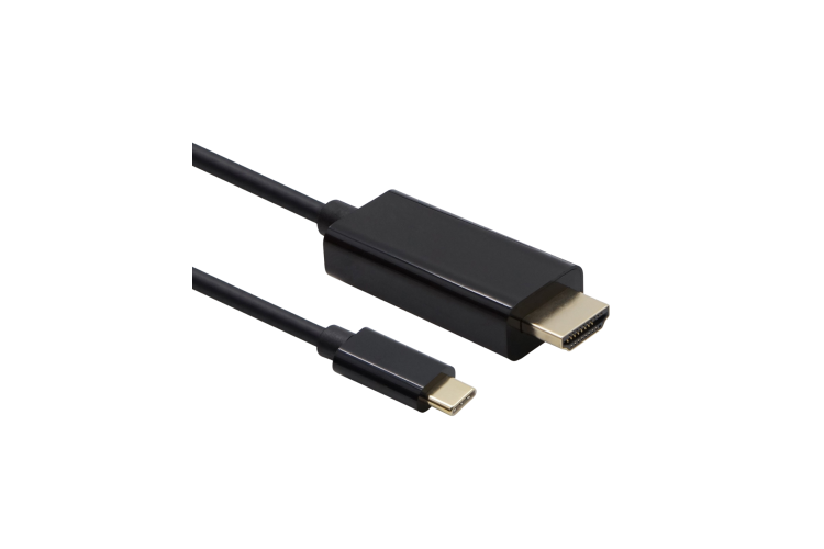 USB Type C to HDMI v3.1 Cable 4K@30HZ, Black, 3Ft