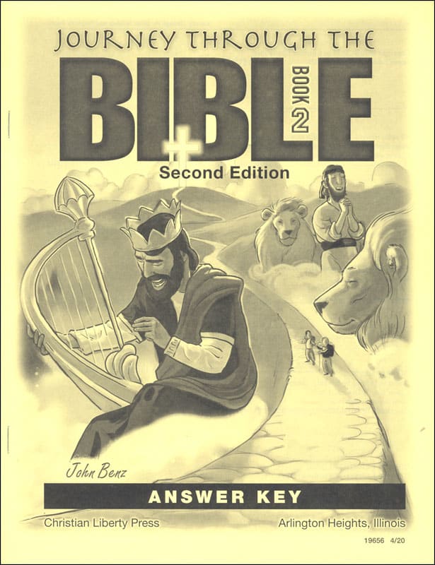 Journey Through the Bible: Book 2, Answer Key (2nd  Edition)