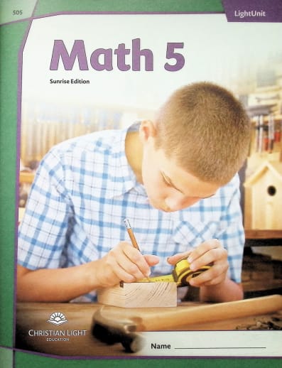 Mathematics LightUnit 505 Sunrise Edition