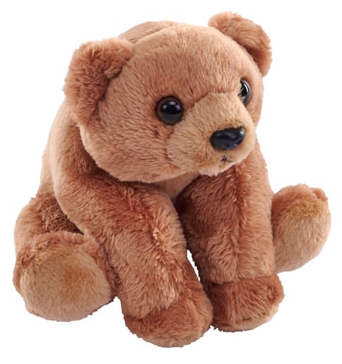 Pocketkins-Eco Grizzly Bear 5" Plush