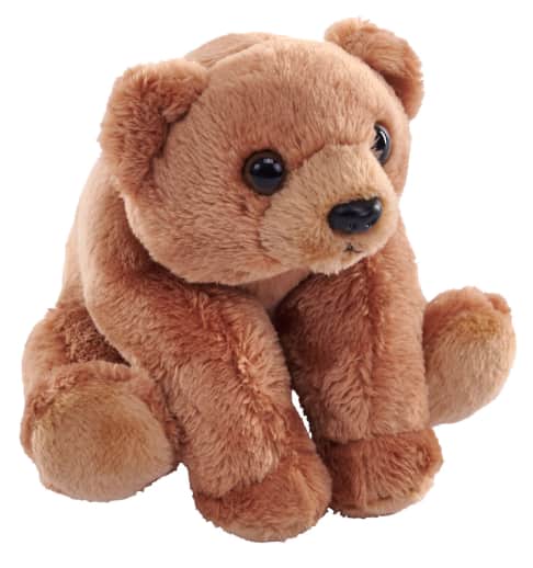 Wild Republic Pocketkins-Eco Grizzly Bear 5" Plush