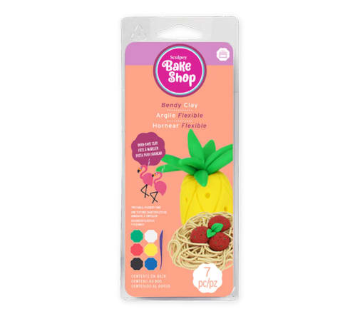 Sculpey Bake Shop Bendy Clay (6 colors)