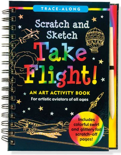 Take Flight Trace-Along Scratch & Sketch Activity Book
