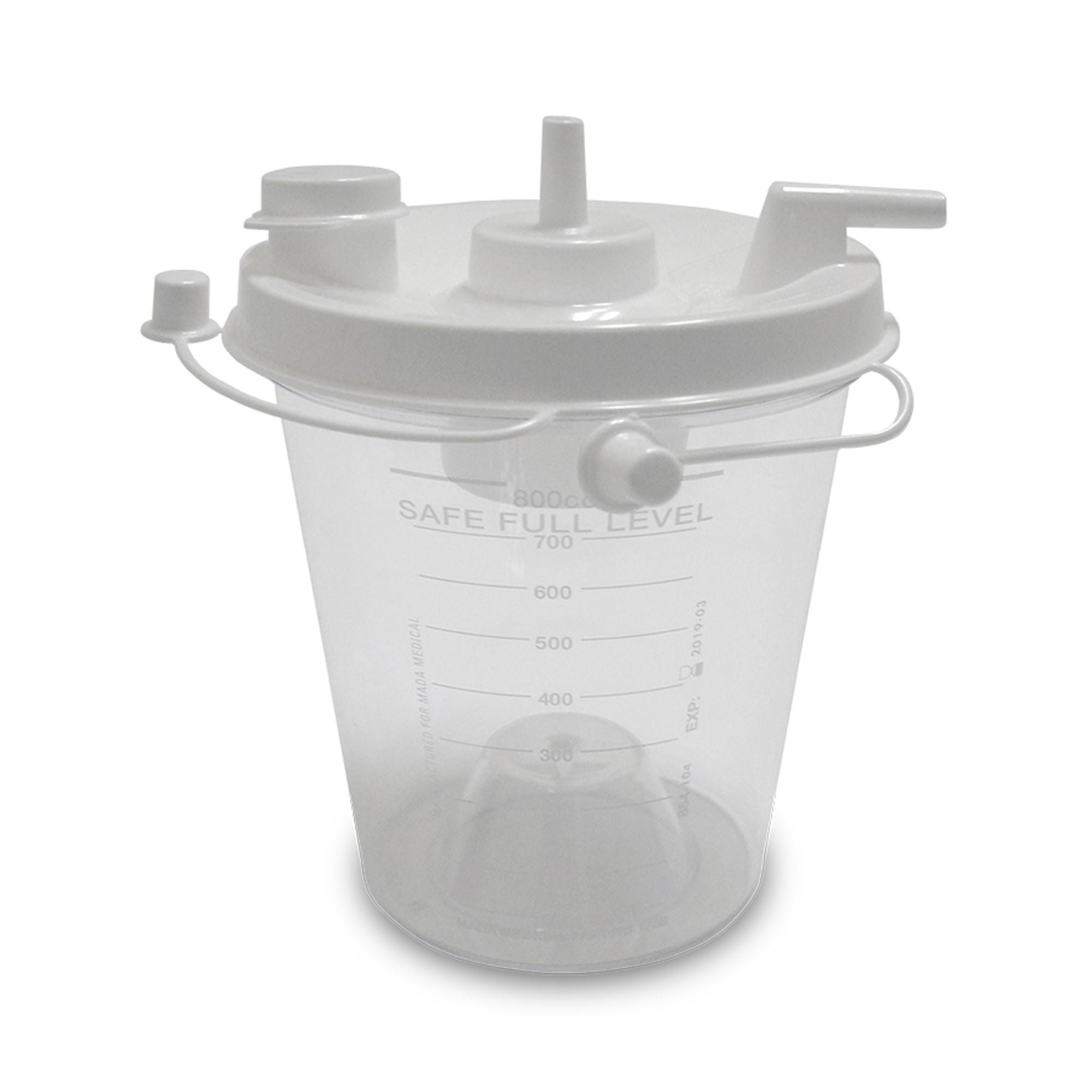 Suction Collection Bottle for use w/ Mada models 172, 172BS, 172OS, 178, 800 mL MK 230807