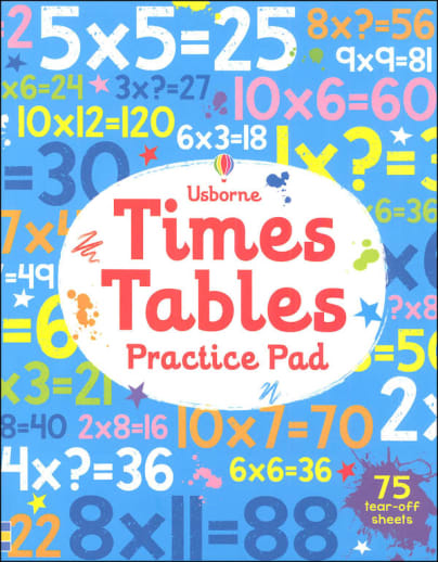 Times Tables Practice Pad (Usborne)