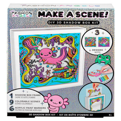 Make a Scene Axolotl Shadow Box Kit