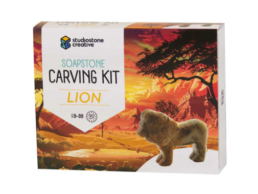 Soapstone Carving Kit - Lion (African Series)
