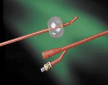 Bardex Lubricath Foley Catheter, 14 Fr., Medium, Coude Tip MK 4016