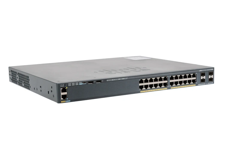 Cisco Catalyst 2960-X Series 24 Port 370W PoE+ Switch, WS-C2960X-24PS-L, Refurbished, Original