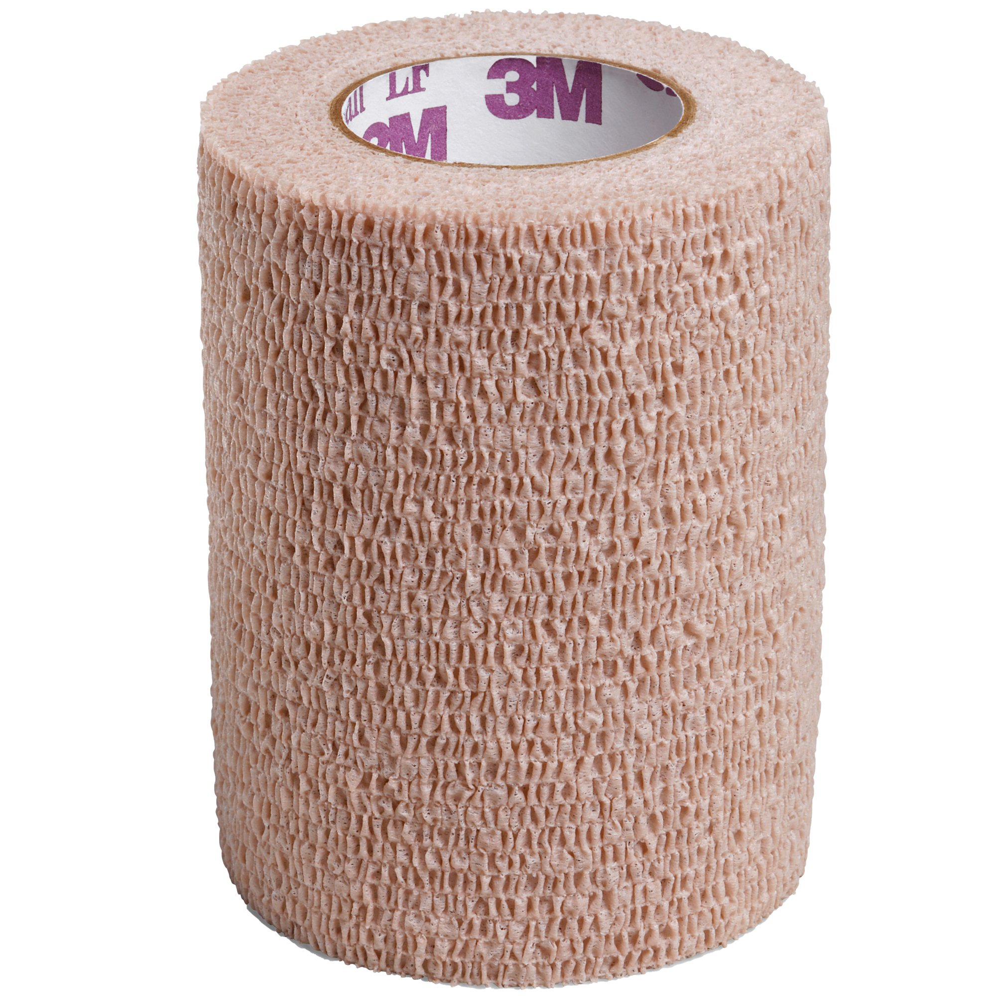 3M Coban LF Self-adherent Closure Cohesive Bandage, 3 Inch x 5 Yard, Tan MK 388424