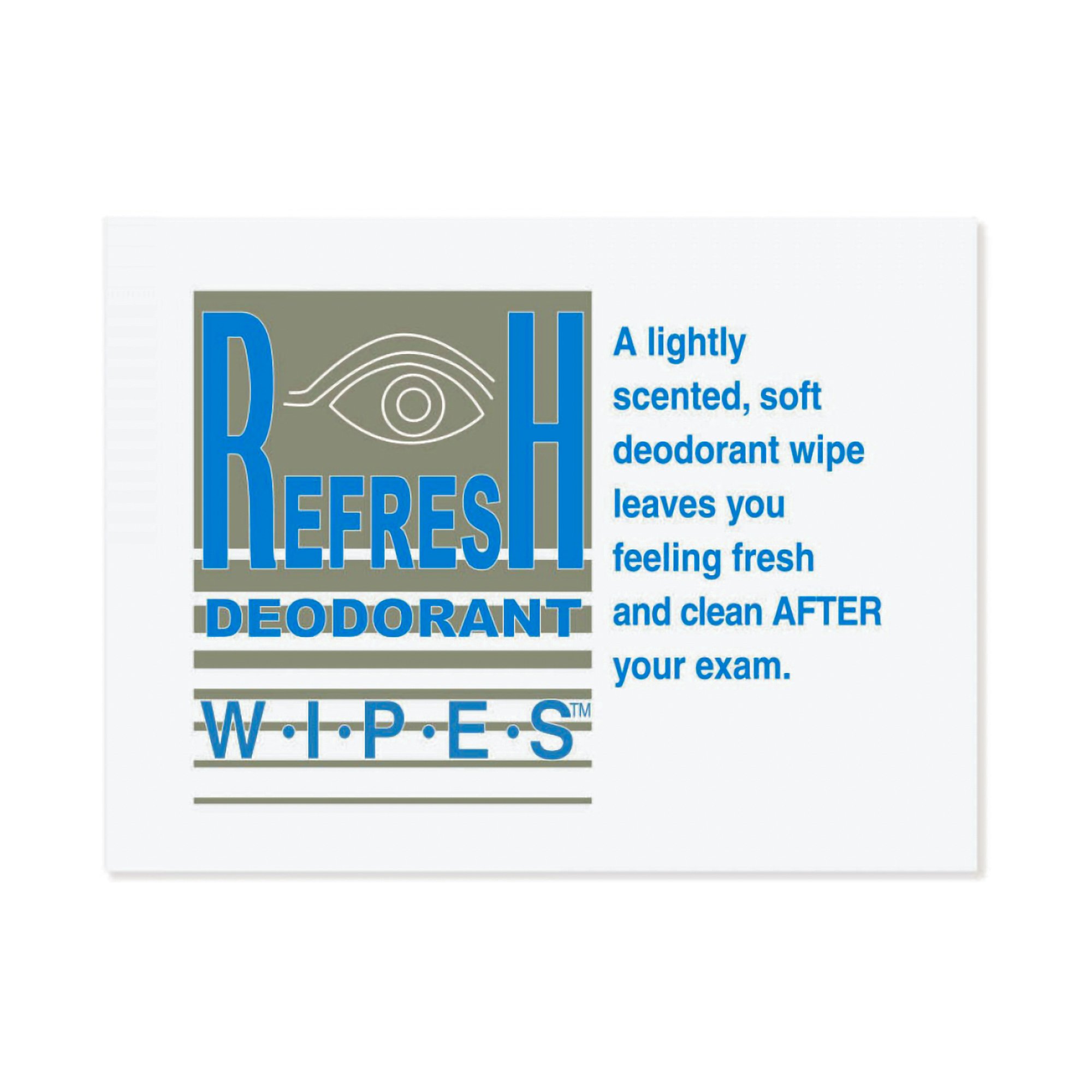 Refresh Deodorant Wipes Mammography Wipe MK 861899