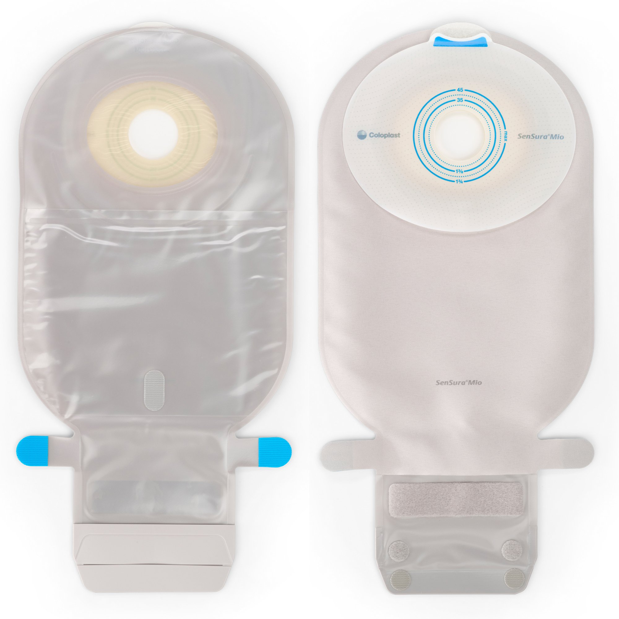 SenSura Mio Flat 1-Piece Transparent Ostomy Pouch, 28mm Stoma MK 884576