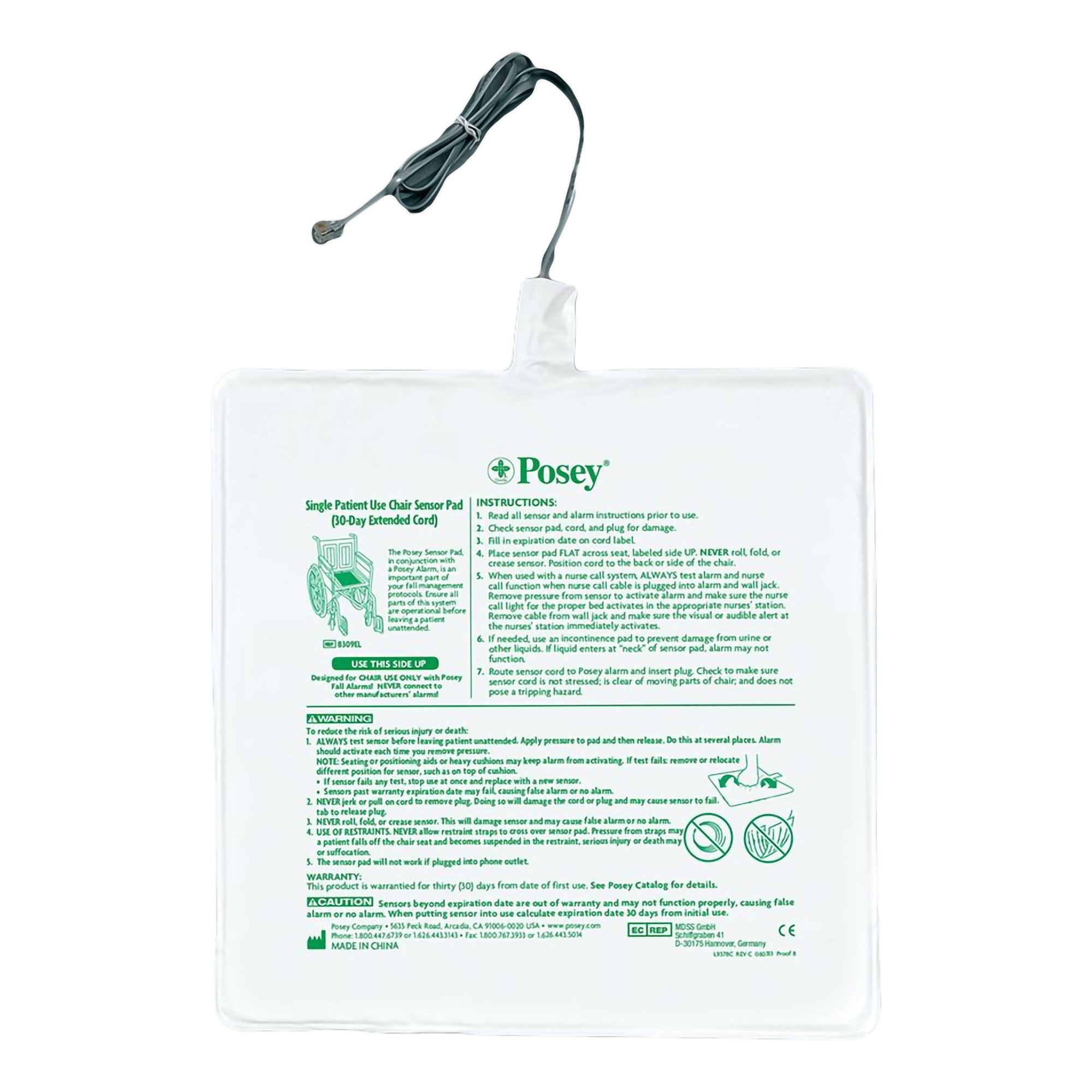 Fall Management Chair Sensor Pad MK 689582