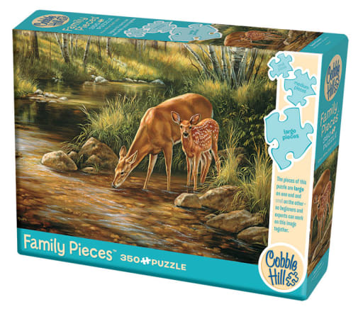 Cobble Hill Deer Family Puzzle (Family 350 piece)