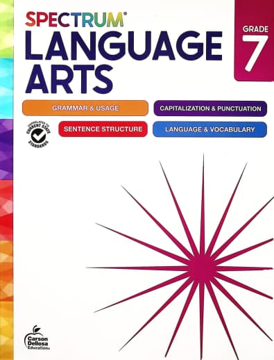 Spectrum Language Arts Workbook Grade 7 (2024 Edition)