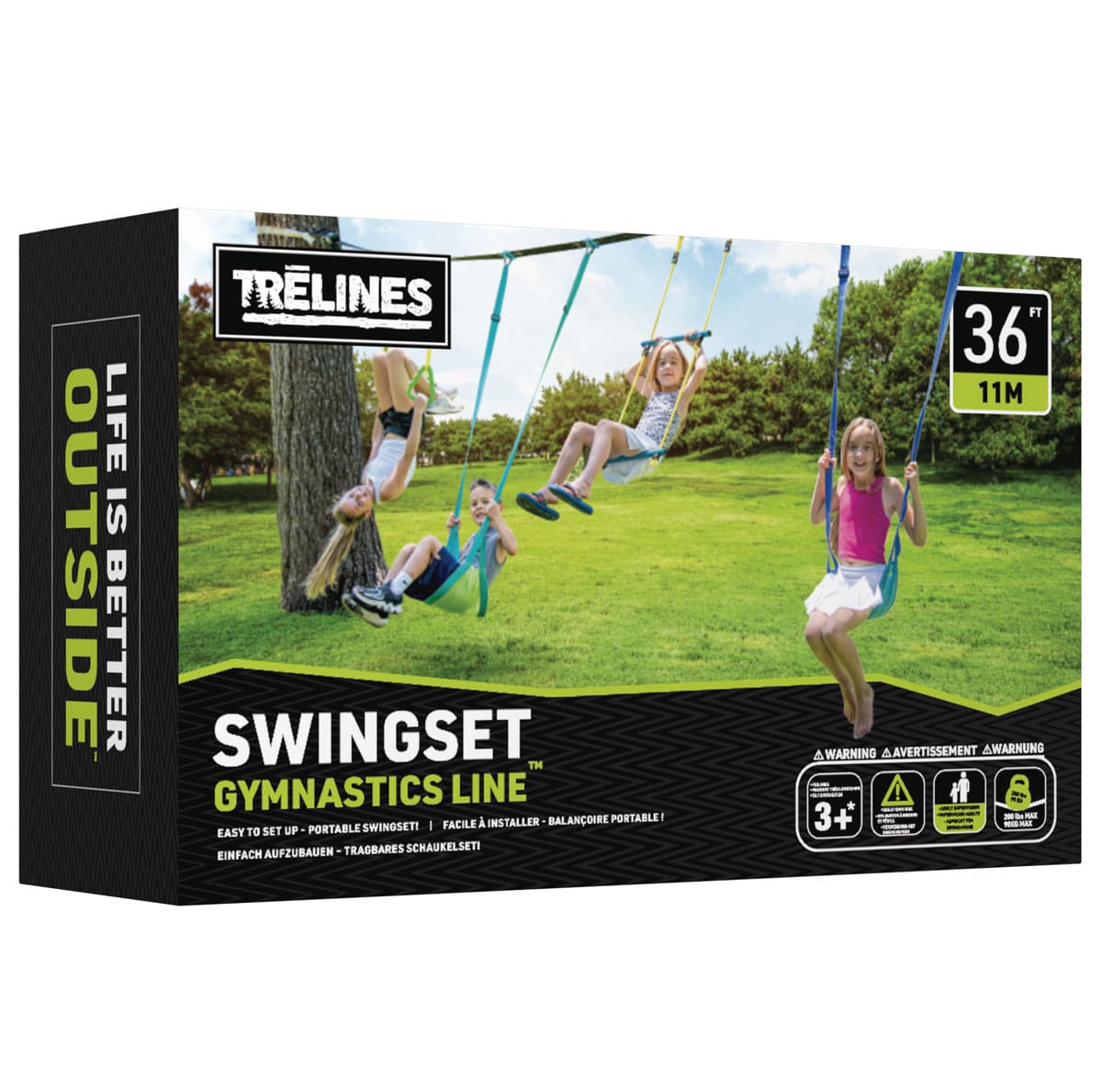 Trelines Swingset Gymnastics Line 36'