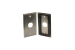 Industrial Single Gang Stainless Steel Wall Plate with Water-Sealed RJ45 Port