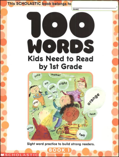 100 Words Kids Need to Read by 1st Grade