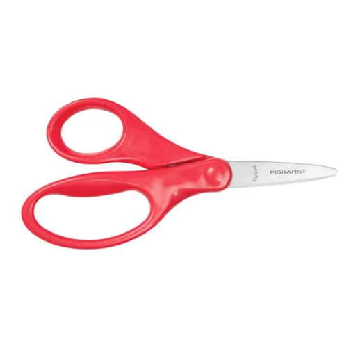 Fiskars Kids Scissors Pointed-tip 5" - Red
