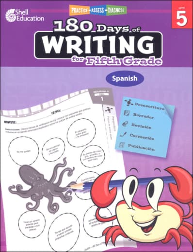 180 Days of Writing for Fifth Grade (Spanish)