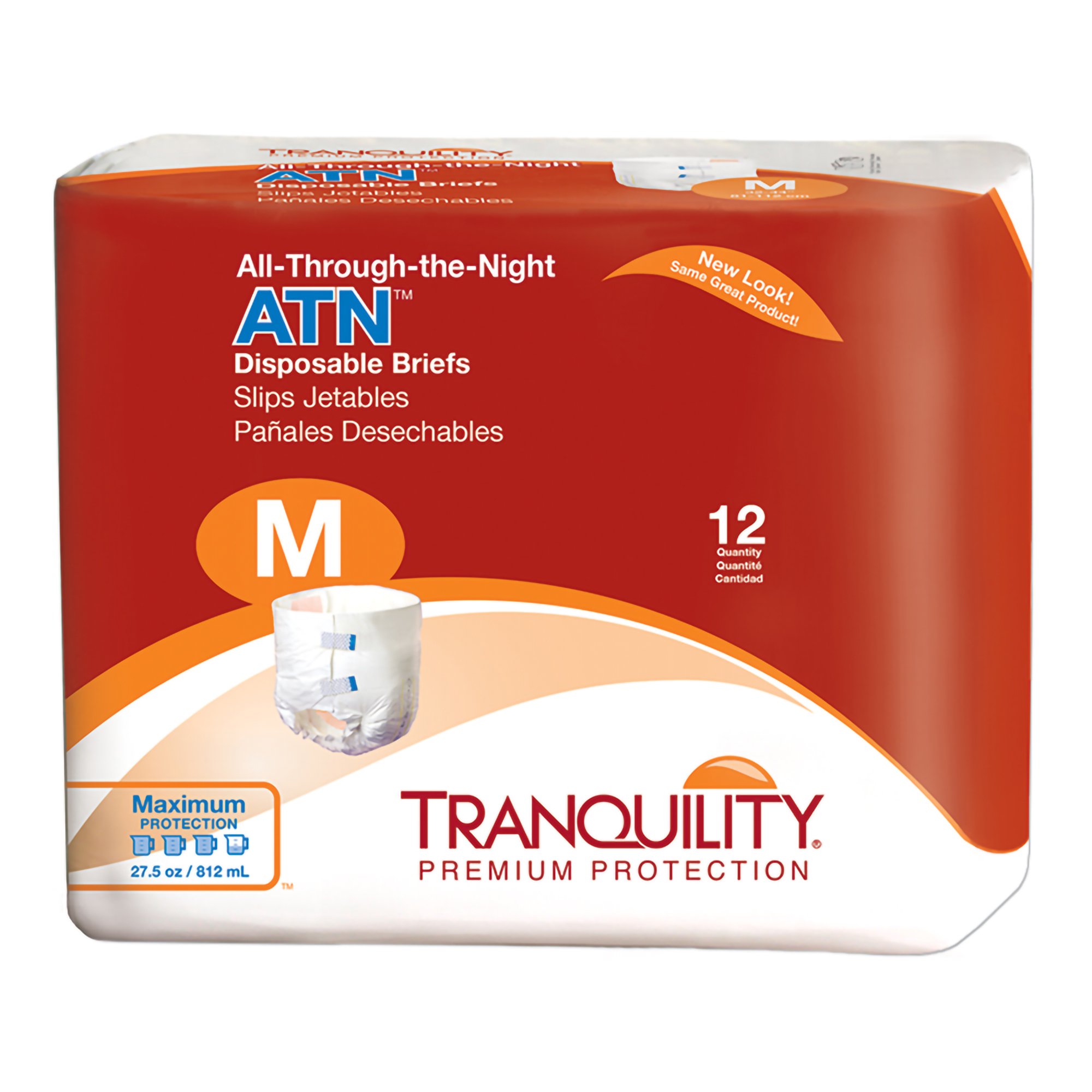 Tranquility ATN Maximum Protection Incontinence Brief, Medium MK 451111