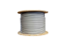 Cat6A Bulk Ethernet Cable, Unshielded, Solid, CMR, Pull Box, 1000 ft, 500 Mhz, Gray