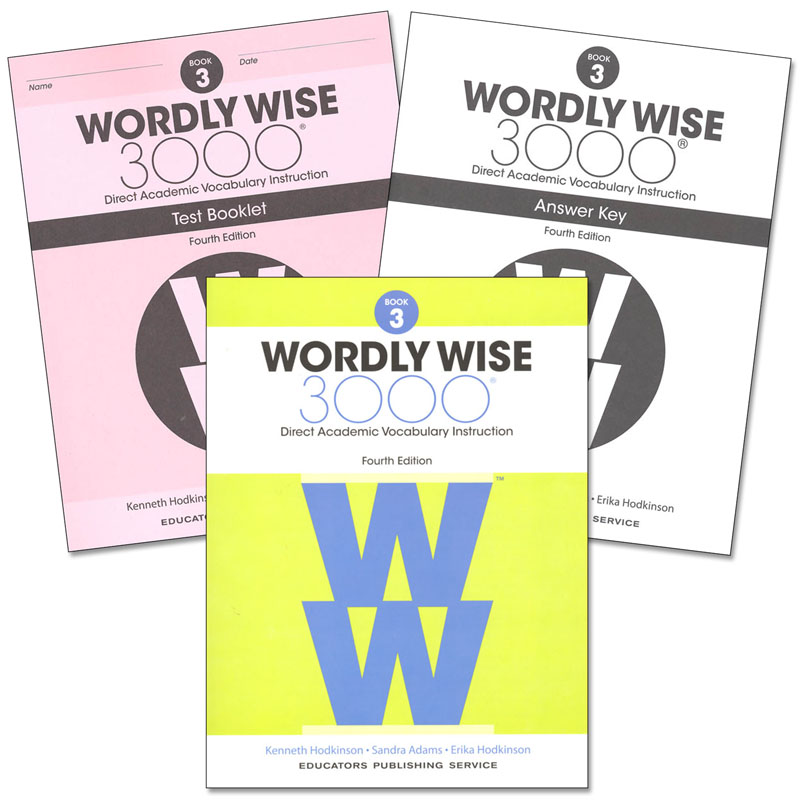 Wordly Wise 3000 4th Edition Book 3 Set