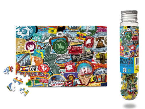 MicroPuzzles Road Trip USA 150-Piece Jigsaw Puzzle