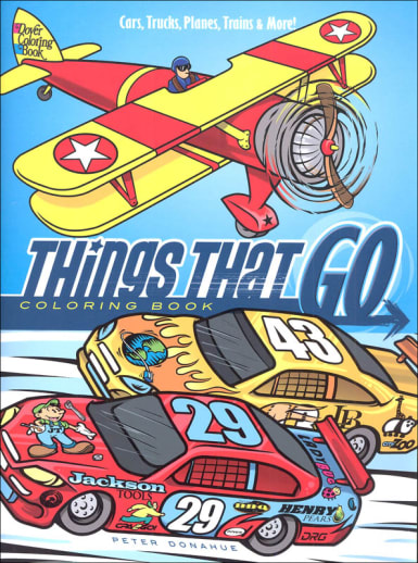 Things That Go Coloring Book