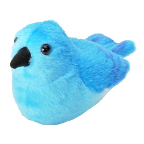 Audubon Bird: Mountain Bluebird Plush With Real Bird Call