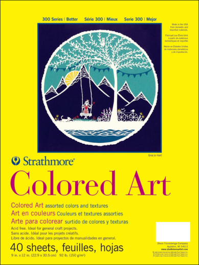 Strathmore Colored Art Paper Pad 300 Series (9"x 12")